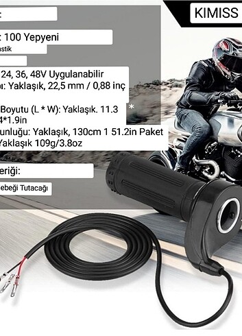 Scooter ve Motosiklet Gaz Kolu & Kelebeği - Görsel 5