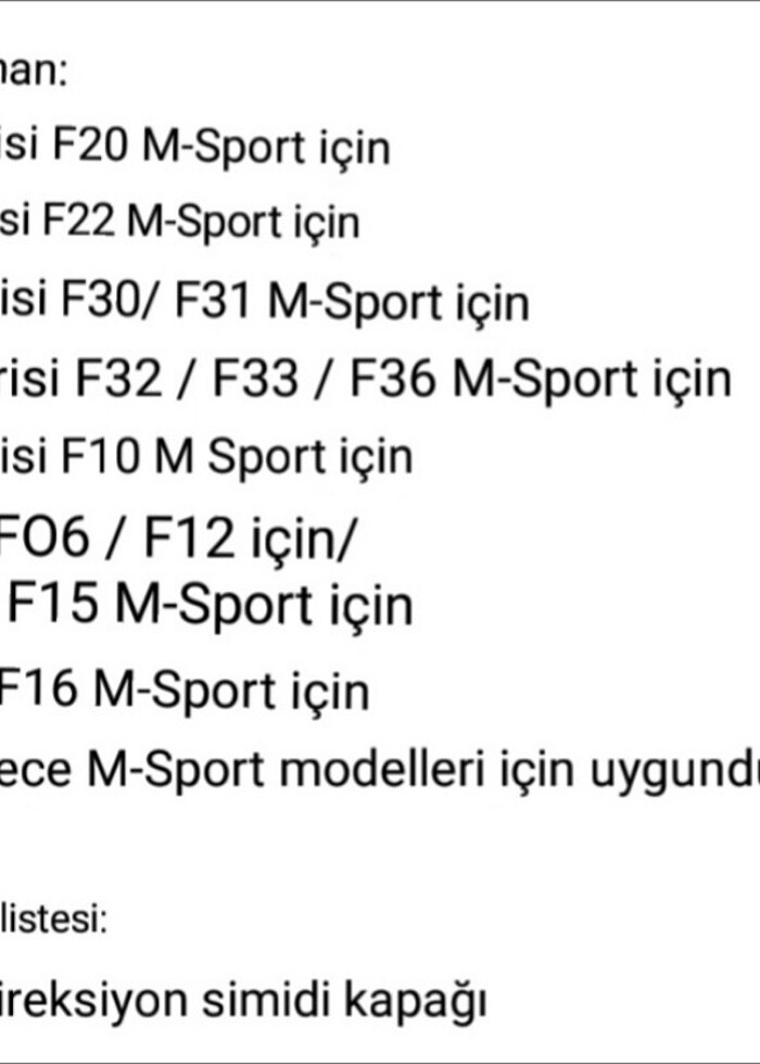 BMW Direksiyon tuş çevresi kaplaması bmw serisi - Görsel 5