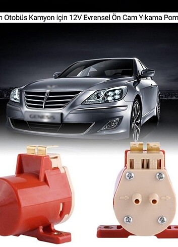 Cam Yıkama Pompası - su fıskiye motoru - Görsel 7