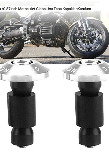 Motosiklet Gidon ucu Koruma Kapağı - Modifiye - Görsel 5