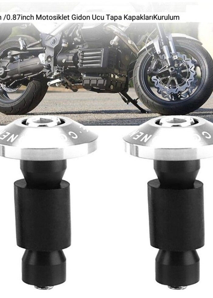 Motosiklet Gidon ucu Koruma Kapağı - Modifiye - Görsel 5