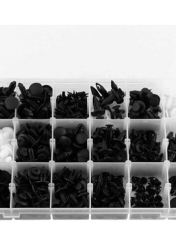 415 parça Araç Klips, Vida, Somun, Tutucu - Görsel 4