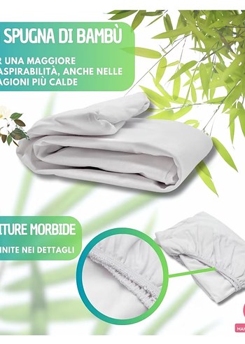 Bambu Malzeme Su Geçirmez Yatak Koruyucu 120x190x30= 1.5 Kişilik - Görsel 6