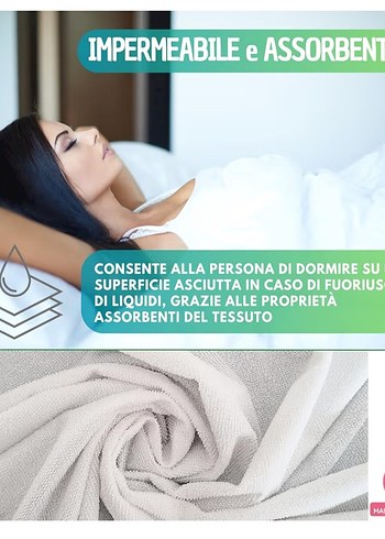 Bambu Malzeme Su Geçirmez Yatak Koruyucu 120x190x30= 1.5 Kişilik - Görsel 7