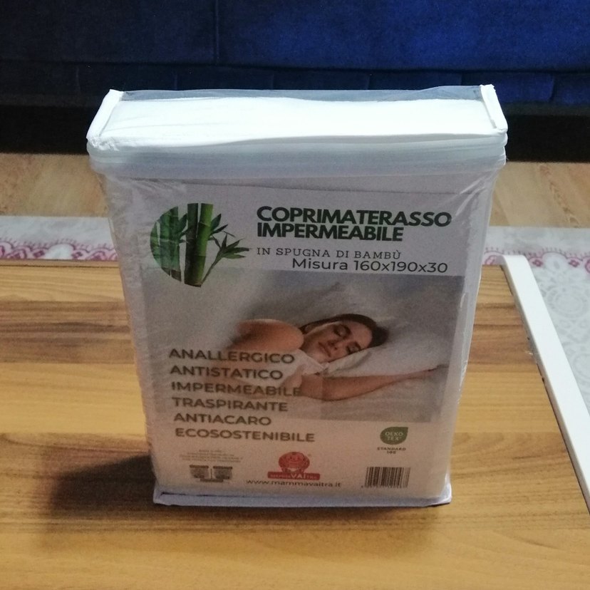 Bambu Malzeme Su Geçirmez Yatak Koruyucu 160x190x30 Çift Kişilik - Görsel 2