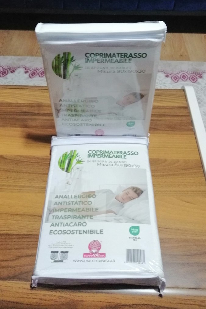 Bambu Malzeme Su Geçirmez Yatak Koruyucu 80x190x30 Tek Kişilik - Görsel 2