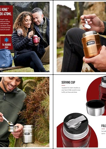 Thermos SK3000Paslanmaz Çelik Yemek Termosu 0.47L sıfır/faturalı - Görsel 6