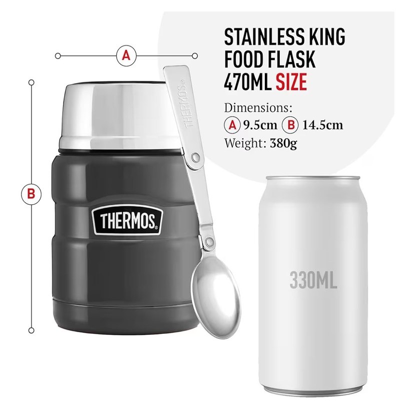 Thermos SK3000Paslanmaz Çelik Yemek Termosu 0.47L sıfır/faturalı - Görsel 4