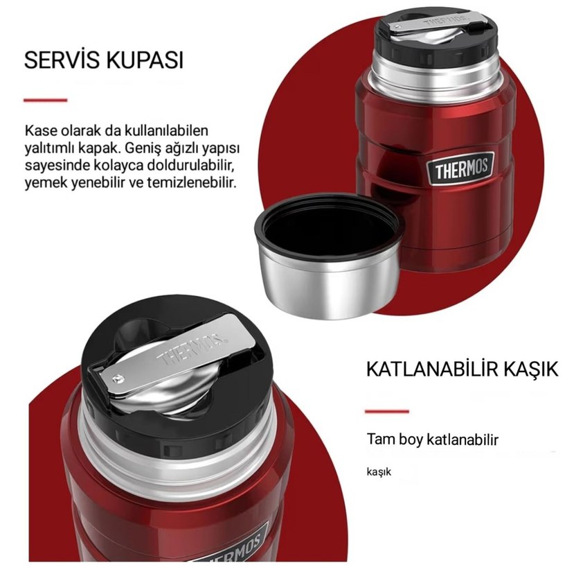 Thermos SK3000Paslanmaz Çelik Yemek Termosu 0.47L sıfır/faturalı - Görsel 2