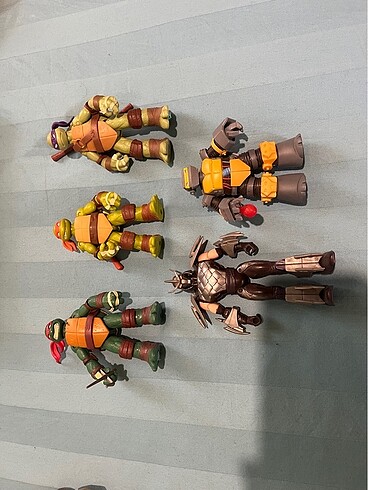2012 Nickelodeon TMNT Ninja Kaplumbağalar Raphael, Donatello, Mi