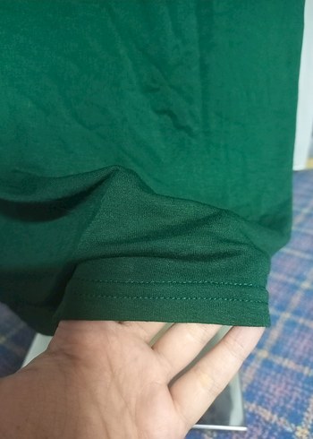 s Beden siyah Renk Koyu Yeşil Salaş Uzun Kadın Elbise