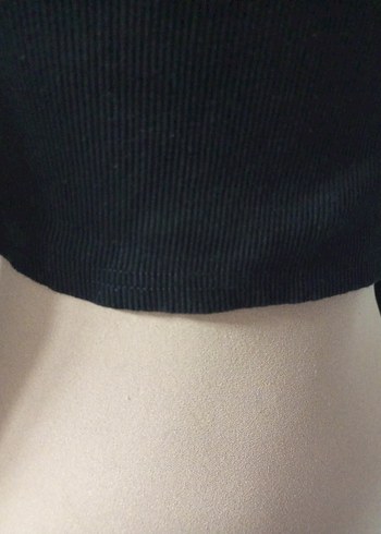 Siyah Yüksek Yakalı Kadın Triko - Görsel 7