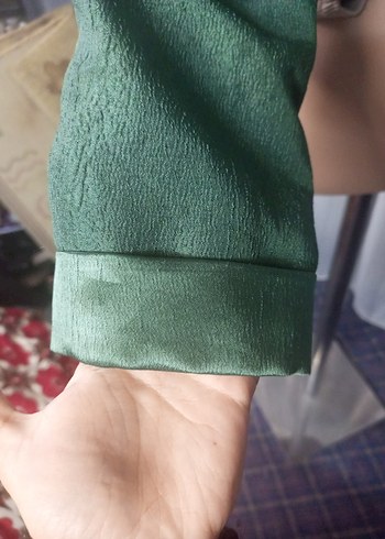 Kadın Haki Midi Boy Ofis Ceket - Görsel 6