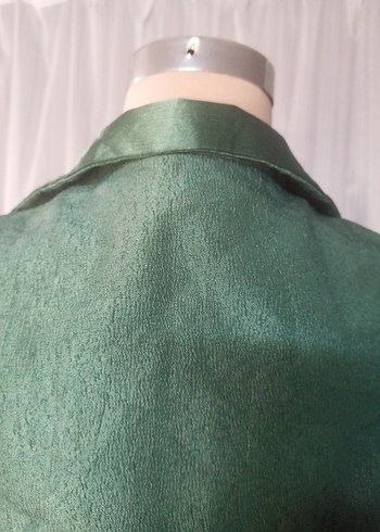 Kadın Haki Midi Boy Ofis Ceket - Görsel 5