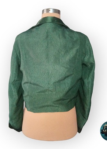 Kadın Haki Midi Boy Ofis Ceket - Görsel 3