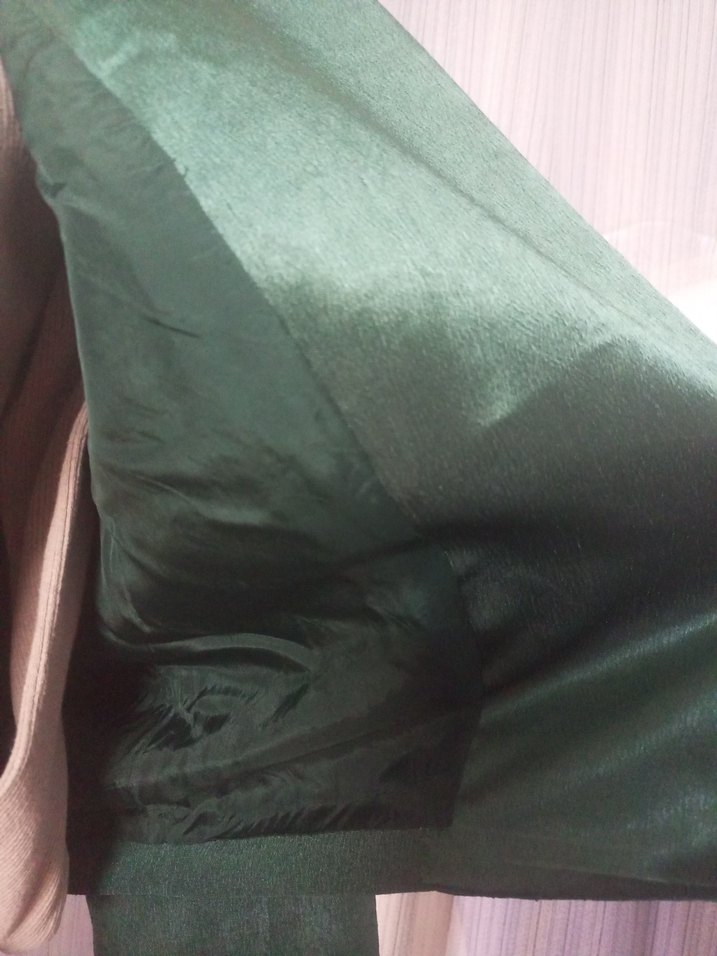 Kadın Haki Midi Boy Ofis Ceket - Görsel 4