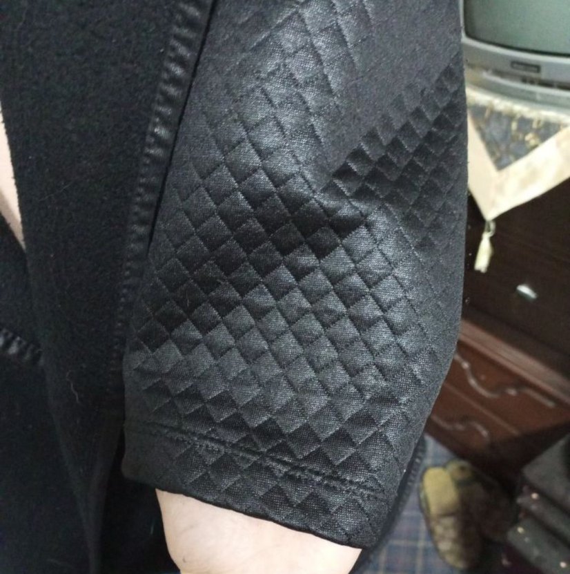 Siyah Kolları Detaylı Ceket - Görsel 5