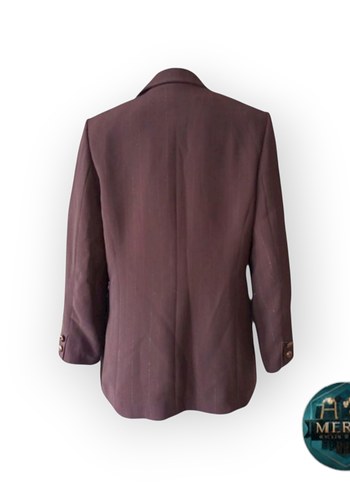 Kahverengi Kadın Ofis Blazeri - Görsel 3