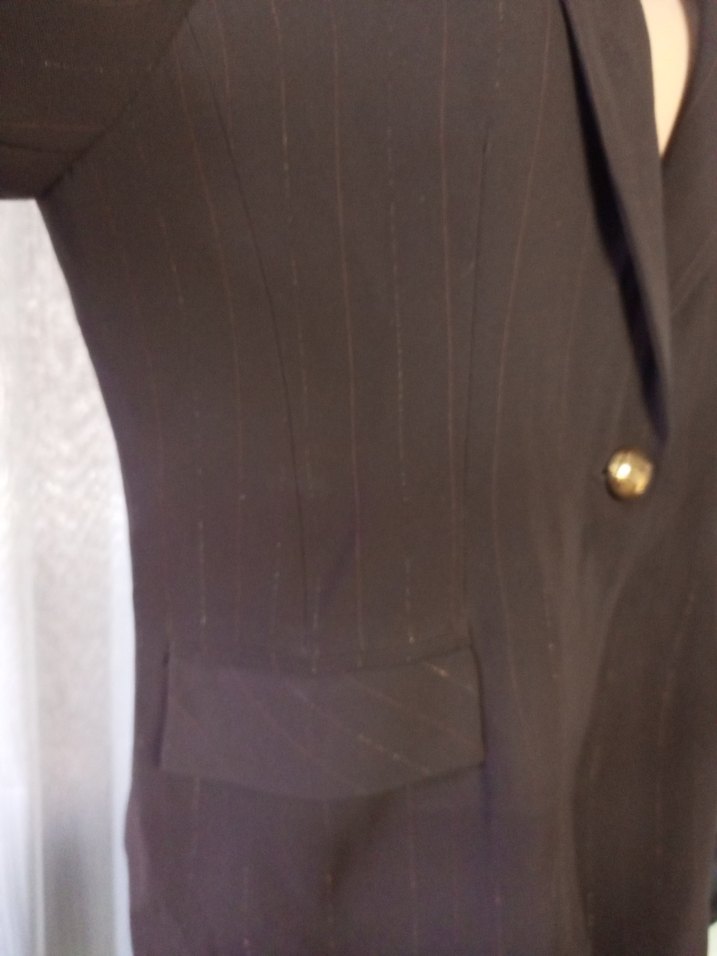 Kahverengi Kadın Ofis Blazeri - Görsel 4