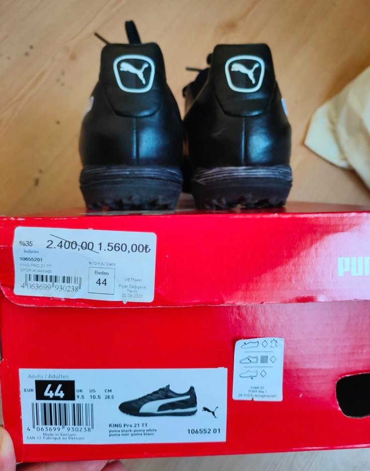 Puma King PRO tf halısaha kramponu — görsel 5/5