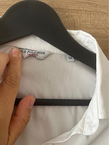U.S Polo Assn. Beyaz Slim fit gömlek