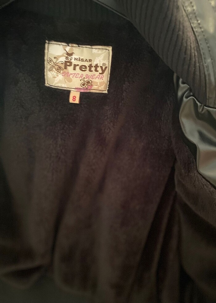 Kız çocuğu deri ceket 8 Yaş (Sıfır Ürün) - Görsel 3