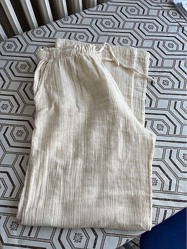 Manu Atelier Manuka Müslin pantolon