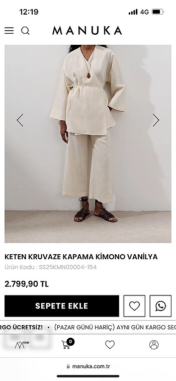 s Beden Manuka kimono