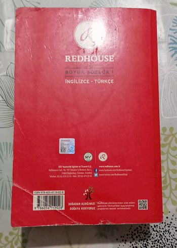 Redhouse İngilizce-Türkçe Büyük Sözlük - Görsel 4