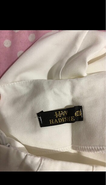 Beyaz kumaş pantolon - Görsel 3