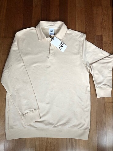 Zara erkek koton sweatshirt