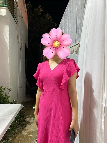 Pembe yazlık elbıse