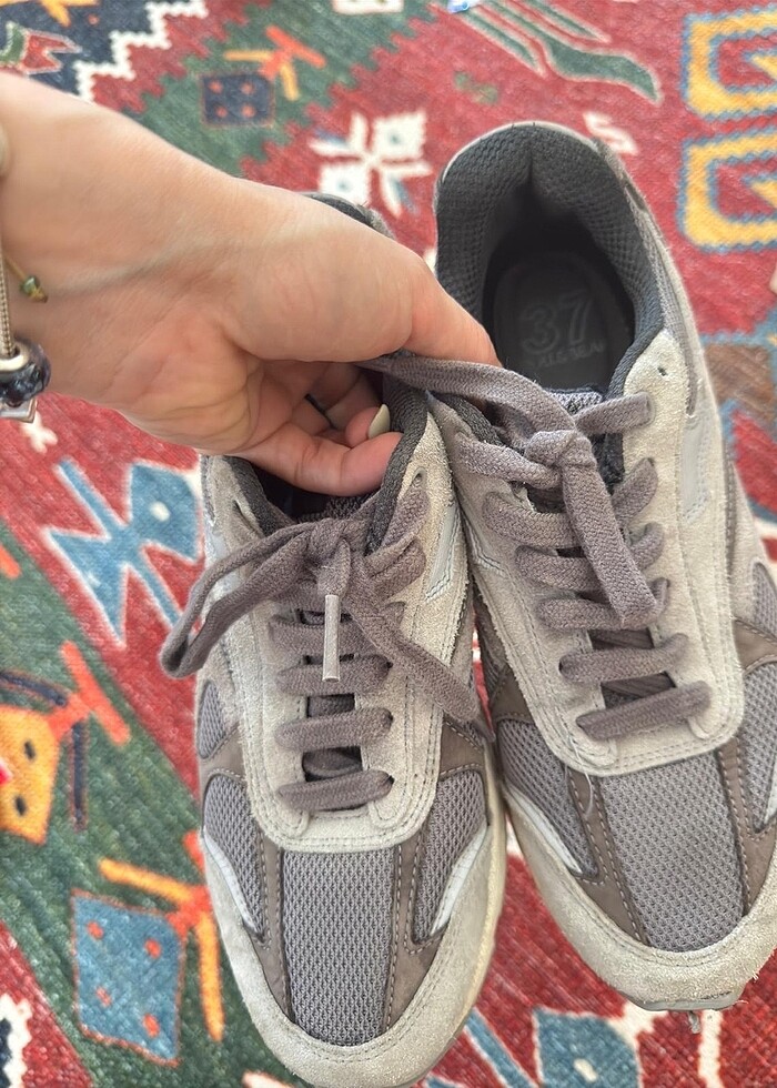 Gri Pull&Bear Spor Ayakkabı - Görsel 2