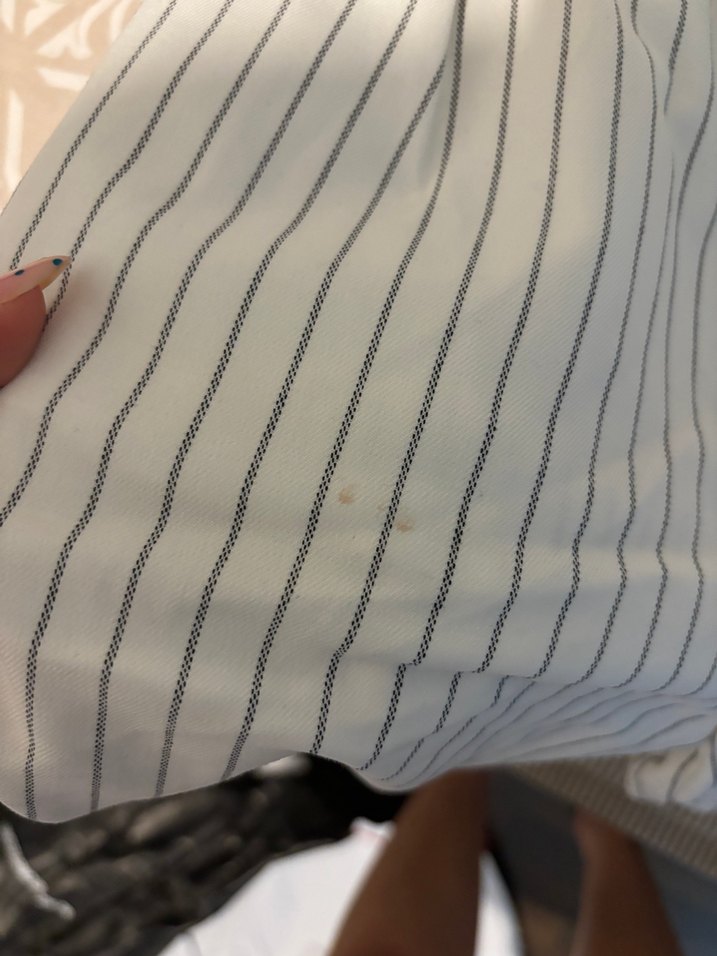 Çizgili Pilili Kadın Şort - Görsel 3