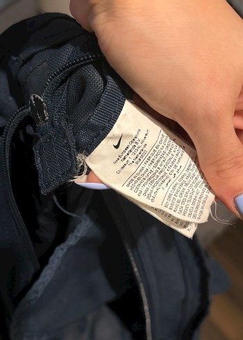 Nike Lacivert Çizgili Spor Çantası - Görsel 6