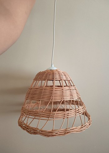 bambu hasır avize bohem