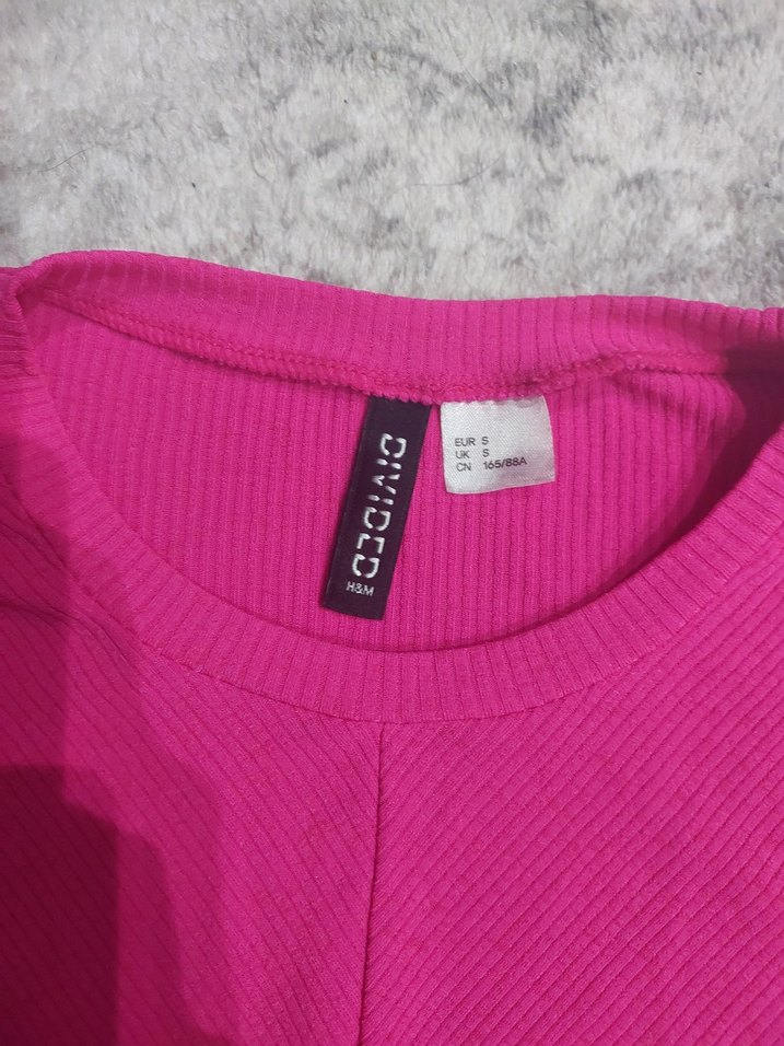 Pembe Uzun Kollu Triko Kazak - Görsel 2