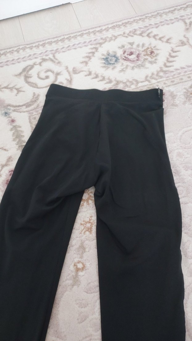 Siyah Elastik Spor Tayt - Görsel 2