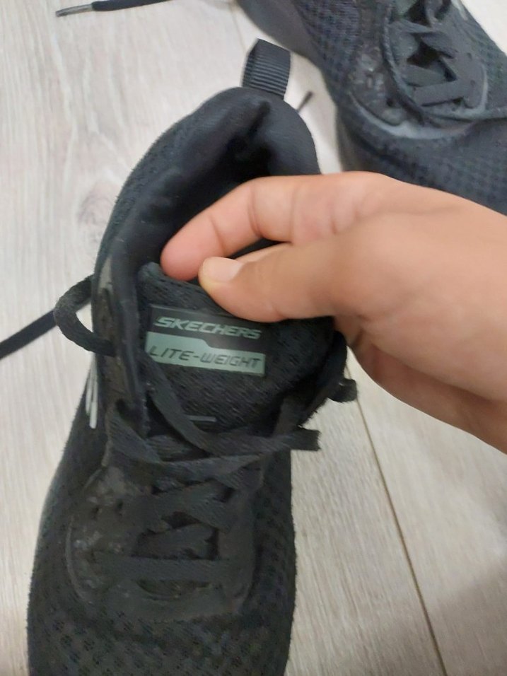 Kadın Siyah Spor Ayakkabı Velcro Detaylı - Görsel 3