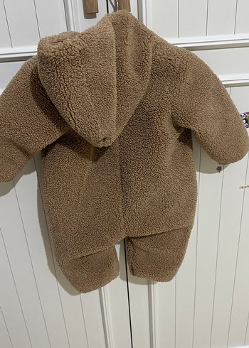 Zara Kahverengi Kürklü Bebek Tulum