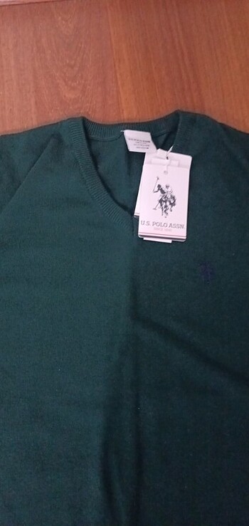 U.S Polo Assn. U.s polo assn erkek çocuk yeşil kazak