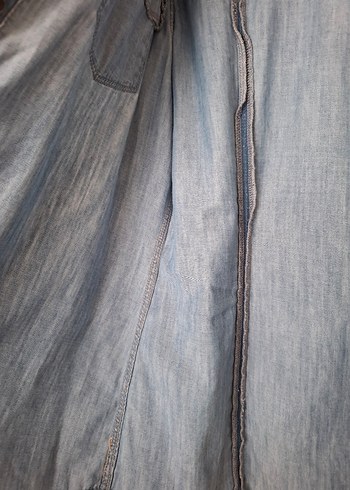 Mavi jeans Düğmeli Uzun Kollu Kot Gömlek - Görsel 7