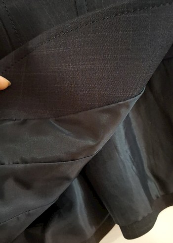 Siyah Düğmeli Kadın Blazer Ceket - Görsel 5