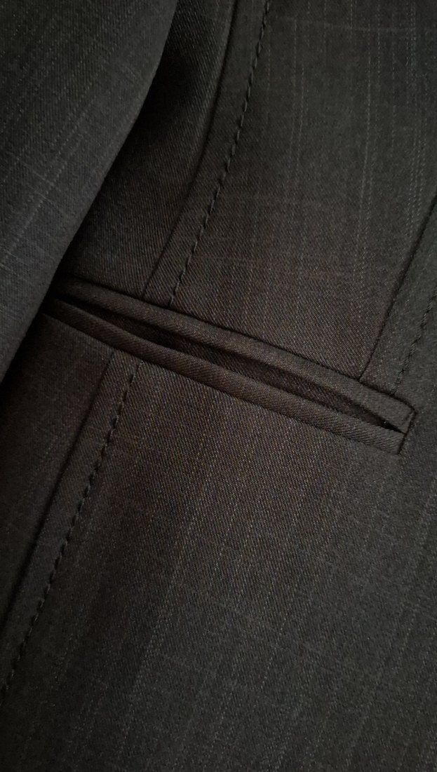 Siyah Düğmeli Kadın Blazer Ceket - Görsel 2