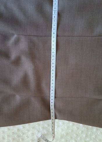 Kadın Bej Kolsuz Midi Kalem Elbise - Görsel 5