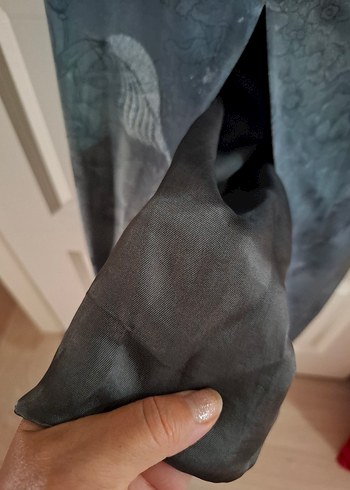 Drapeli Uzun Straplez Bohem Elbise. Özel Dikim - Görsel 5