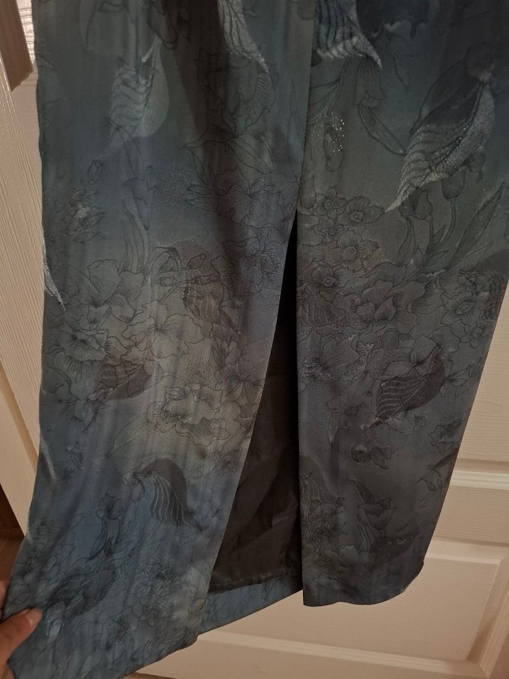 Drapeli Uzun Straplez Bohem Elbise. Özel Dikim - Görsel 4