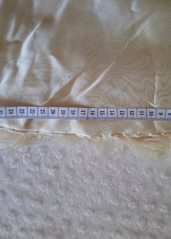 Bej Kadın Suni Kürk Detaylı Bohem Şal - Görsel 6