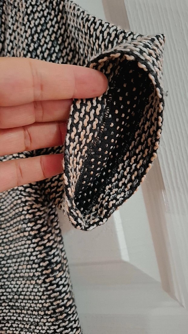 Gri Kısa Kollu Midi Örme Elbise - Görsel 4