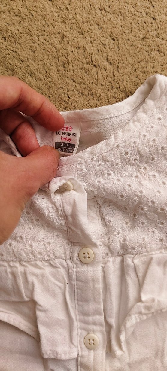 kız çocuk fırfırlı gömlek - Görsel 2